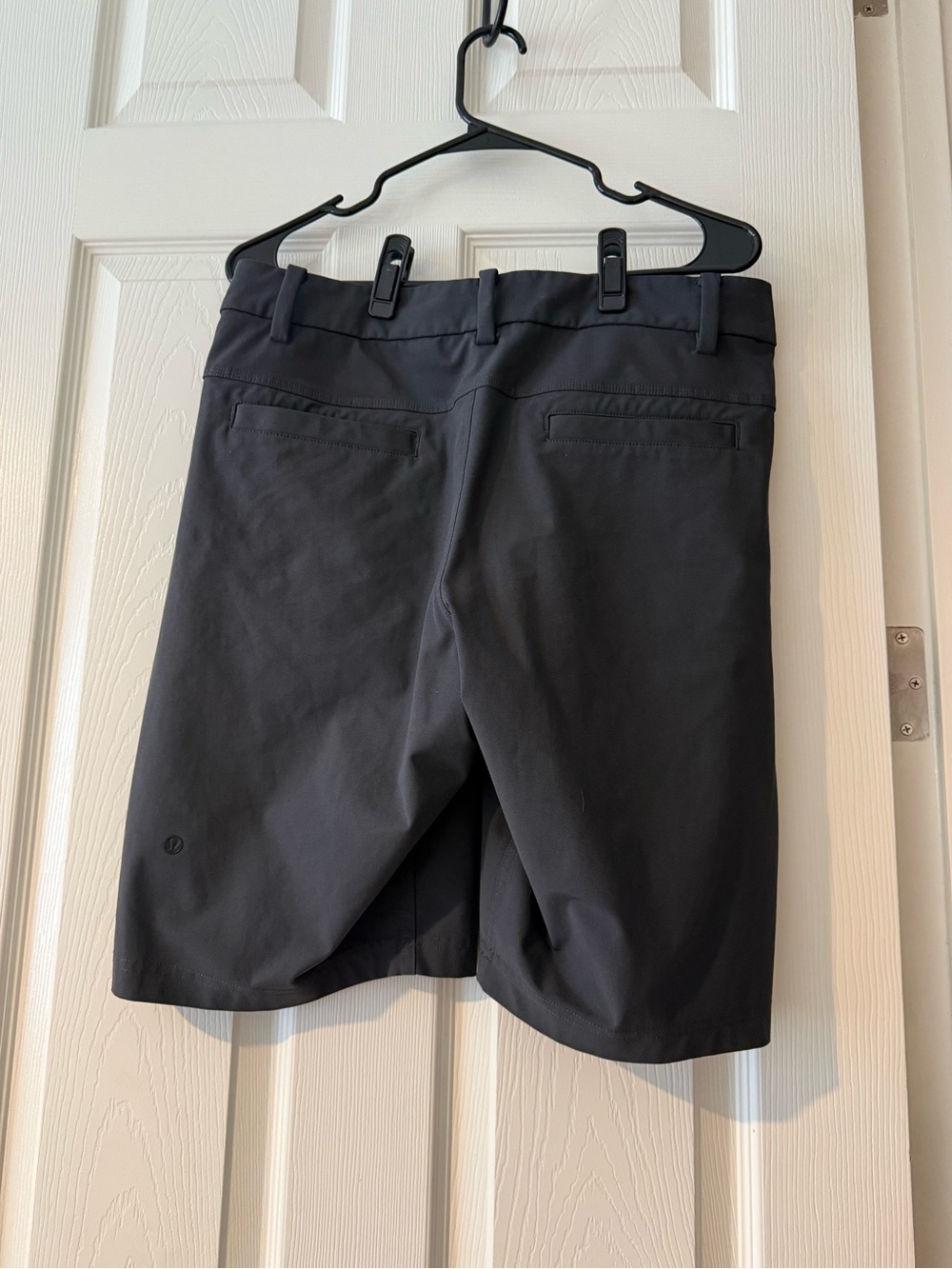 lululemon athletica Men's Flat Front Performance Shorts - Black - 34 - 9” - Picture 2 of 5